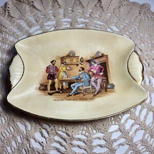 Royal Winton Grimwades Dish 7.5" x 5.75" Elizabethan Ale House 1590 Vintage